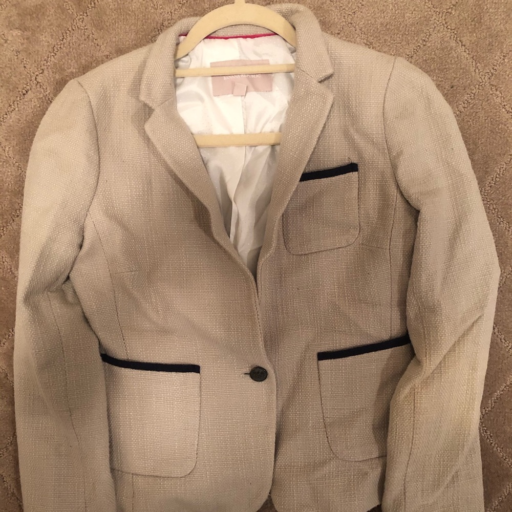 Banana Republic Beige Womens Blazer